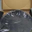 13" Lazy Susan Turntable Organizer for Table Top, Round Wooden Lazy Susan for Cabinet Kitchen Decor Centerpieces Coffee Table, Storage Condiments Spices, Bathroom Vanity Tray for Soap, Black