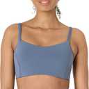 Amazon Essentials Women's Active FormFlex Buttery Soft Light Support Sweetheart Neck Yoga Sports Bra (Large)