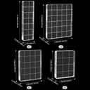 8 Items Acrylic Stamp Block with Grid Lines, Assorted Sizes Clear Stamping Blocks for Scrapbooking, Card Making, DIY Crafts Essential Stamping Tool with (Straight Edge), 2.3 inches x 1.96 inches