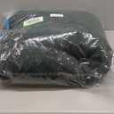 Andency Queen Comforter Set, 3 Pieces Dark Emerald Green Boho Tufted Fall Bedding, Soft Fluffy Farmhouse Comforter, Jacquard Textured Geometric Bed Set for All Season (90x90 Inch)