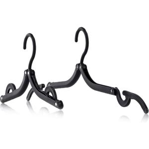 Travel Hangers Portable Foldable Travel Hanger Organizer, Plastic Travel Accessories Essentials Clothes Drying Rack Folding Hangers pack of 25