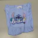 Disney Frozen Elsa Princess Minnie Mouse Stitch Toddler Girl Dresses 2 Pack Long Ruffle Sleeve Costume Set Outfit 4-5 Years