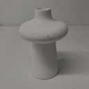 7.8 IN Ceramic Vase White