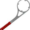 4.8" Heavy Metal Wrench Replaces Plastic Wrench, Extended Handle With Rubber Wrapping Providing Comfortable Touch.(4.8 Inch Inside Diameter)