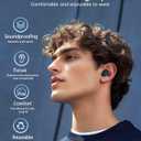 3 x Ear Plugs for Sleeping Noise Cancelling,45dB Ear Plugs for Noise Reduction Reuseable Concert Ear Plugs for Sleeping, Concerts, Traveling, Working Black