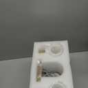 23" Antique Brass Wall Sconce with Bronze-Colored Marble - Rust-Resistant Vintage Mirror Lighting for Bathroom & Vanity (Wall Mount)