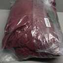 FreshCulture Queen Fitted Sheets, Bulk Pack of 6, Deep Pocket, Soft Microfiber Bottom Sheets for Home, Salons, Hotels, Queen Size Fitted Sheets Only (Burgundy)