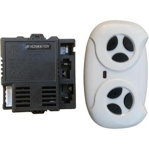JR1625RX-12V 2.4G Remote Control and Receiver, for Kids Ride On Toys, 12V Control Box Motherboard Accessories Ride On Car Replacement Parts