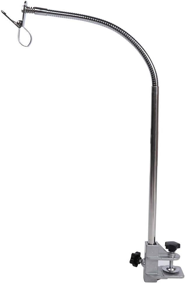 KUIDAMOS Stainless Steel Flexible Pet Grooming Table Clip Dryer Holder Stand for Professional Grooming 360 Flexible Design