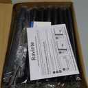 Ravinte 18 Pack 8 Inch Square Cabinet Handles - Matte Black Pulls for Kitchen Drawers and Cabinets - Hardware for Cupboards