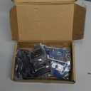 Anbte 10pcs Solar Panels Mid Clamps for Unistrut, Aluminium Solar Panel Brackets 30mm/35mm, Mounting Kit for Metal Roof, Tin Roof, Flat Roof, Sheet Roof, Black