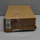 Yexiya 4 Pcs Vintage Hardback 3 Ring Binder Planner Portfolio Leather Round Ring Binder Organizer Holds 200 Sheets with 2 Inner Pockets, 13 x 10 Inch(1.5 Inch,Brown)