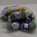 Caddice Comfy Blend Milk Wool Starter Kit - 12 Rolls Soft, Plain, Bulk Yarn for Knitting, Crochet, Handcrafts (Mint, Orange, Ivory)