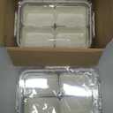 Small Snackle Box Container, Divided Serving Tray with Lid, 4 Compartment Snack Box Container for Candy, Fruits, Charcuterie, Travel & Parties, BPA-Free, 2 Pack