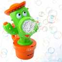 Palksky Bubble Machine for Kids Toddlers, Rechargeable Bubbles Blower Maker with Lights for Parties, Automatic Bubbles Blower Machine for Outdoor Wedding Birthday Party
