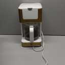 12-Cup White-Gold Hot & Iced Coffee Maker - CMWB12WG13