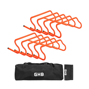 GHB Agility Hurdles Speed Agility Training Hurdles, Detachable Sturdy Hurdles Training Equipment Set with Carry Bag for Kids,Athletes,Soccer,Basketball