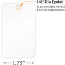 SmartSign Pack of 1000 Large Garment Tags | 1.75" x 2.875" White Paper - Card Stock, Made in USA
