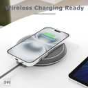 for Apple iPhone 16 Case 6.1-Inch 2024, Yellowing-Resistant Shockproof Phone Bumper Cover, Anti-Scratch with Camera Lens Protector for iPhone 16 Phone Transparent Case (Silver Border)