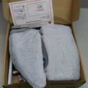 Zoratoo 2PC Cat Window Perch Cordless Foldable Cat Hammock Bed for Window with Metal Frame and Reversible Cover, Large Suction Cups Window Resting Seat for Indoor Cats (Cat Bed, L-2PC) Grey