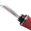 4'' LS Swap Cold Air Intake Kit, Universal Fit, Compatible with LS1 LS2 LSX LQ4 LQ9 Restomod A-Body G-Body Camaro Chevelle GTO Monte Carlo Caprice(Silver Tube) (Black)