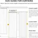 INOVADAY 100% Blackout Curtains for Bedroom, Black Out Curtains 96 Inch Long, Clip Rings Linen Blackout Drapes, Thermal Insulated Room Darkening for Living Room, 2 Panels - Beige,W50xL96