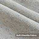 FUTEI Grey Decorative Throw Pillow Covers 20x20 Inch Set of 2,Soft Cozy Chenille Colorful Granular Textured Cushion Case,Modern Home Decor for Couch Bed Living Room