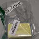 Geometric Shower Curtain Hooks Rings: Rust Proof Brushed Nickel Diamond Metal Decorative Shower Curtain Rings - Modern Elegant Silver Shower Curtain Rod Hooks Hangers for Bathroom - Set of 12