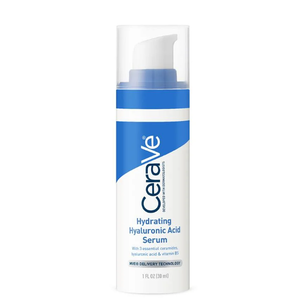 Cerave Hyaluronic Acid Serum for Face with Vitamin B5 and Ceramides, Hydrating Face Serum for Dry Skin, Fragrance Free, 1 Ounce