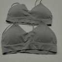 2-6PCS Women's V-Neck Padded Seamless Straps Bralette, Everyday Basic Sleeping Bra, Sports Bras for Women, Sports Bra S-M