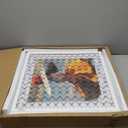 20x20 Picture Frame 3 Pack White Solid Wood for Mat 16x16 Wall Mounting Square Poster Frames