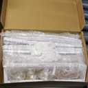 Wokceer Wedding Arch 8FT Round Backdrop Stand Balloon Arch Stand White Circle Balloon Arch Frame for Wedding Ceremony Birthday Party Anniversary Valentine Celebration Decoration