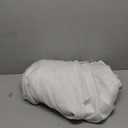 BRILLMAX 6 Pack White Round Tablecloths 120 Inch - Circle Bulk Linen Polyester Fabric Washable Table Cloth Cover for Wedding Reception Banquet Birthday Party Buffet Restaurant