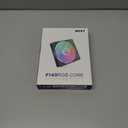 NZXT F140 RGB Core - 140mm Hub-Mounted RGB Fan - 8 Individually-Addressable LEDs - Semi-Translucent Blades - High Static Pressure & Airflow - Quiet Operation - PWM Control - CAM Software - Black
