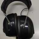 Bluetooth 6.0 Hearing Protection with 120H Working Time, 30dB Safety Earmuffs, Rechargeable Ear Protection Headphones with Mic for Mowing, Workshops, Construction, Snowblowing, Black