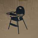 Baby high Chair, Multifunctional 3 in 1 Adjustable high Chair, Removable 3-Position Adjustable Tray, Multipurpose 3-Point Safety Harness (Grey)