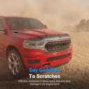 Hood Protector Compatible with 2019-2026 Dodge RAM 1500 Hood Deflector Upgraded TPE Shield Replacement for 2019 2020 2021 2022 2023 2024 2025 2026 Dodge RAM Accessories