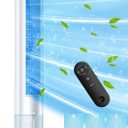 BALKO Evaporative Air Cooler, 35" Windowless Air Conditioner Portable, 3 Speeds, 1.2L Water Tank, 3 Ice Packs, 20ft Remote, 7H Timer, No Hose No Window Needed,70 Oscillating Portable AC Unit for Room