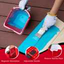 Mister Rui 2" Paint Brushes, 3 Pack, Angle Paint Brush Set for Latex and Oil Paints & Stains, Home Improvement - Interior & Exterior Use, 2 Inch Cut-in Trim Brush