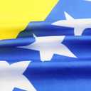 AZ FLAG - Bosnia And Herzegovina Flag - 3x5 Ft - 100D Polyester Bosnian Herzegovinian Banner with Two Metal Grommets - Fade Resistant - Vivid Colors - 3' x 5' Feet - 150x90 Cm