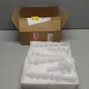 Hewory Glass Candlestick Holders: Clear Glass Taper Candle Holders Set of 3 Vintage Candle Stick Candle Holder, Colorful Glass Candle Holders for Table Centerpiece, Wedding, Dinner, Party, Home Decor