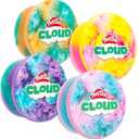 Play-Doh Scented Cloud, 4-Piece Bundle Pack, Play Doh Kit, Popular Kids Toys, Party Favors for Ages 8-12, Playdoh Compound & Bulk Packs, Kids Gifts 8-12