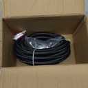 GASHER 15FT 6AN Automatic Transmission Cooler Lines Kit For 4L60E 4L65E, Black Nylon Braided Fuel Hose Kit for Oil, Gas, and Fuel