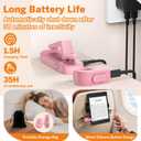 Page Turner Ring for Kindle,Remote Control for iPhone iPad Android Tablets E-Readers,Clicker Page Turner for Kindle Accessories for Camera Video Record&Shutter Selfie (Pink)