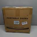 Portable Sauna Tent, Foldable One Person Full Body Spa for Detox Therapy Without Steamer - BlackG