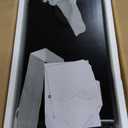 Tribesigns 80'' L-Shaped Desk, Large Executive Office Desk with 55'' Drawers Cabinet, Modern Computer Table with Storage Shelves, Business Furniture for Home Office, Walnut & Black