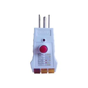 Outlet Tester for Grounding Products, Grounding Tester with GFCI, Receptacle Socket Tester for Proper Wiring, Circuit Tester for Electrical Assessment