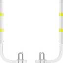 Boat Trailer Guide-ons, 40"/48" Adjustable Galvanized Steel Boat Guide Poles with PVC Pipes & Reflective Tape for Bass Boats, Center Console Boats, Ski Boats & Jon Boats, 2PCS