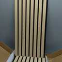 Art3d 12" x 24" Acoustic Wood Slat Wall Panel, 4pcs, 8 sq.ft, Oak