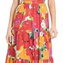 Maggy London Women's Stretch Cotton Poplin Tiered Maxi 8